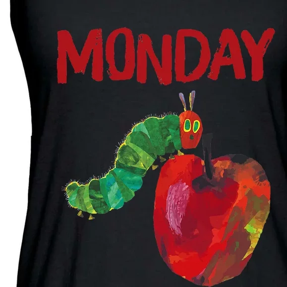 Very Hungry Caterpillar Monday Fruits Birthday Caterpillar Ladies Essential Flowy Tank