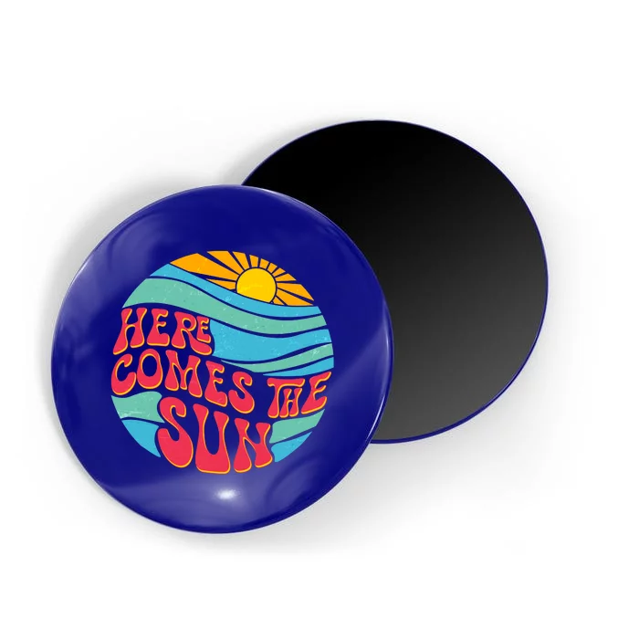 Vintage Here Comes The Sun Emblem Magnet