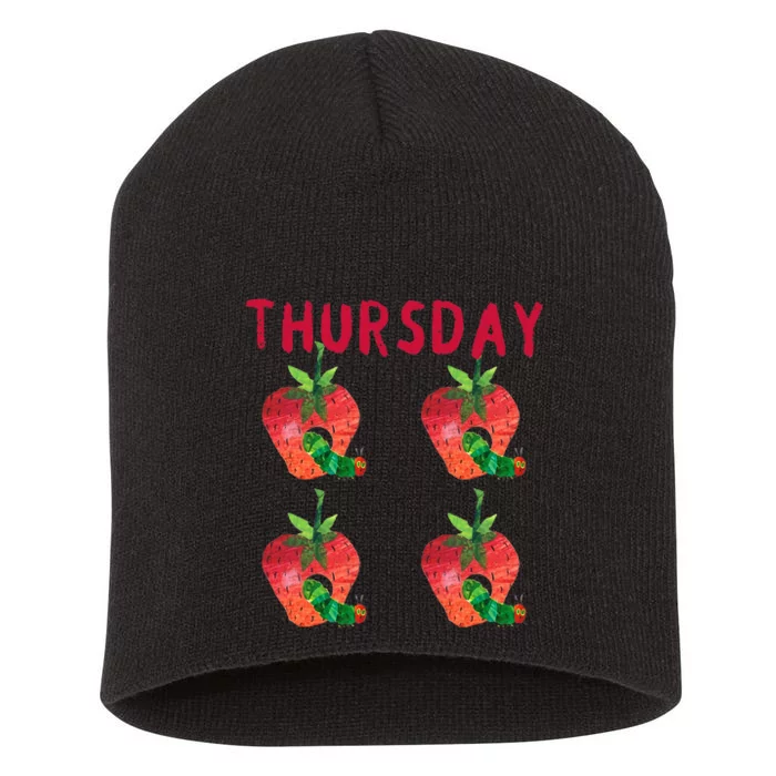 Very Hungry Caterpillar Thursday Fruits Birthday Caterpillar Short Acrylic Beanie