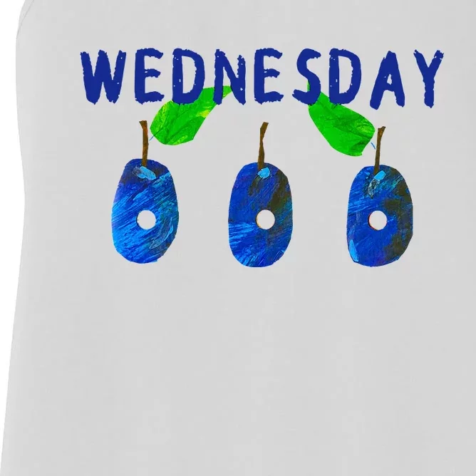 Very Hungry Caterpillar Wednesday Fruit Birthday Caterpillar Women's Racerback Tank