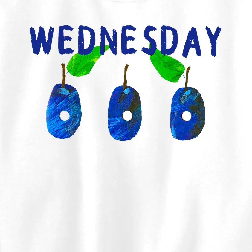 Very Hungry Caterpillar Wednesday Fruit Birthday Caterpillar Kids Sweatshirt