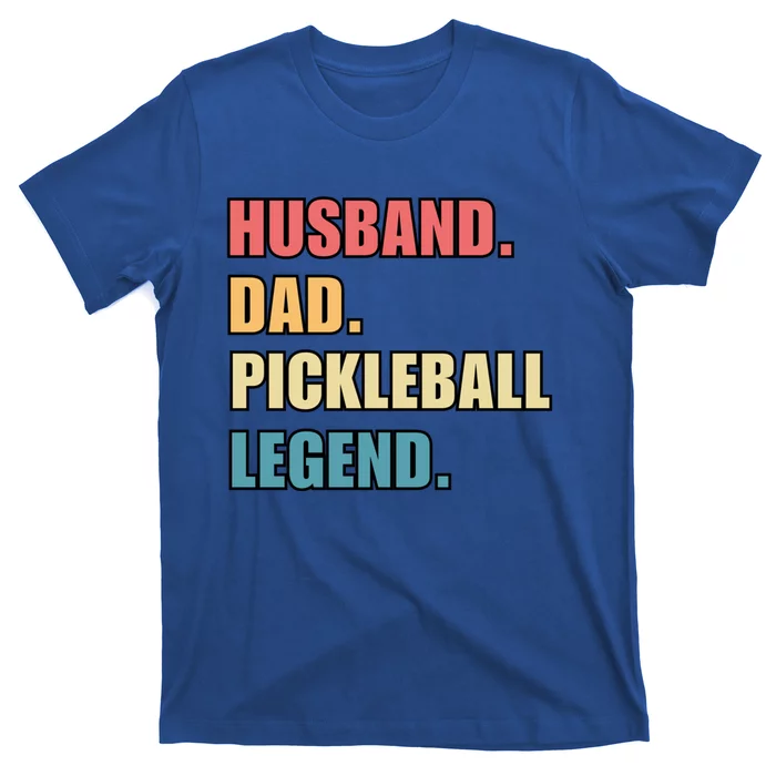 Vintage Husband Dad Pickleball Legend Father Dink Gift T-Shirt