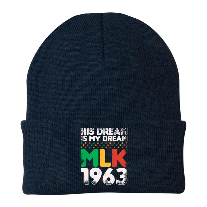 Vintage His Dream Is My Dream! Mlk Martin Luther King Jr Gift Knit Cap Winter Beanie