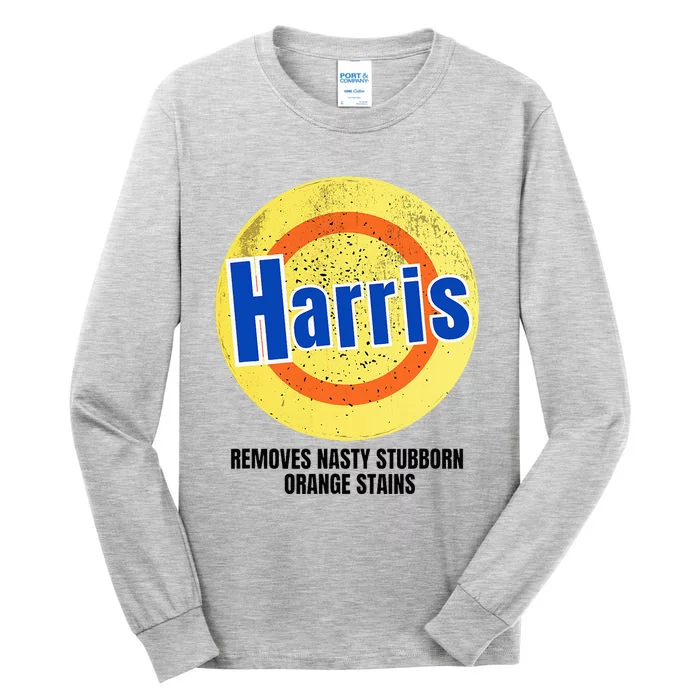 Vote Harris Democrat Antitrump 2024 Election Tall Long Sleeve T-Shirt