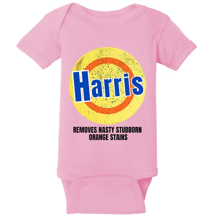 Vote Harris Democrat Antitrump 2024 Election Baby Bodysuit