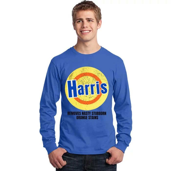 Vote Harris Democrat Antitrump 2024 Election Tall Long Sleeve T-Shirt