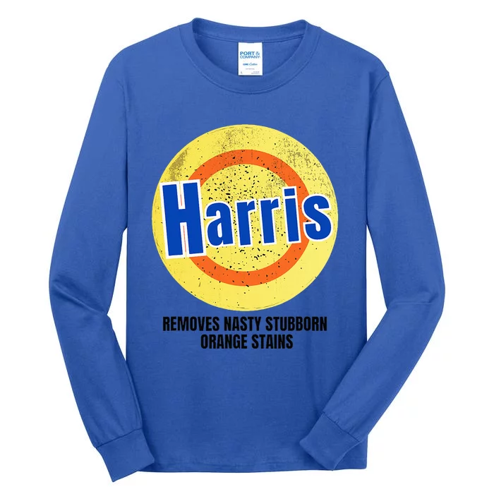 Vote Harris Democrat Antitrump 2024 Election Tall Long Sleeve T-Shirt