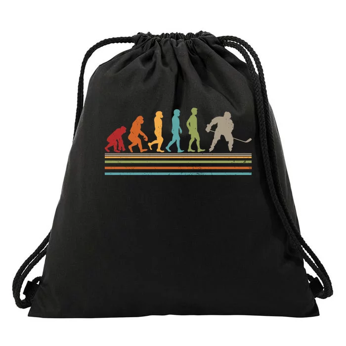 Vintage Hockey Evolution Drawstring Bag