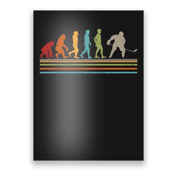 Vintage Hockey Evolution Poster