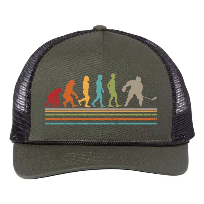 Vintage Hockey Evolution Retro Rope Trucker Hat Cap