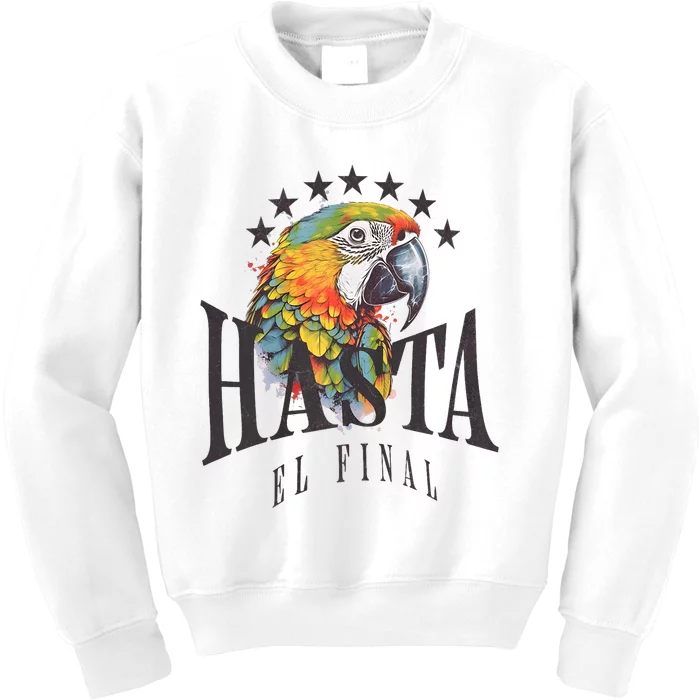 Venezuela Hasta El Final Kids Sweatshirt