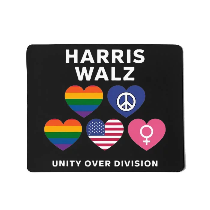 Vote Harriswalz For A United America Mousepad