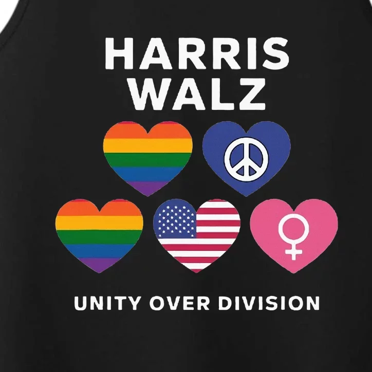 Vote Harriswalz For A United America Performance Tank