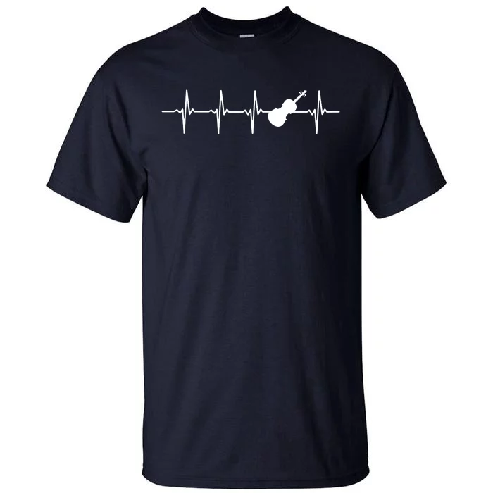 Violin Heartbeat For Violinists Tall T-Shirt