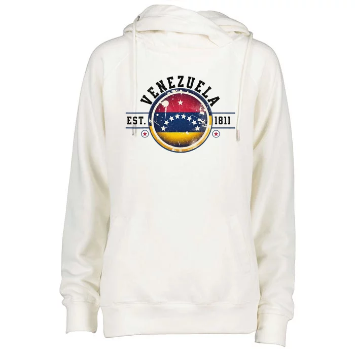 Venezuela Hispanic Heritage Month Proud Venezuelan Flag Womens Funnel Neck Pullover Hood