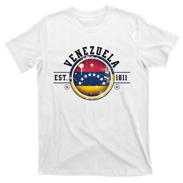 Venezuela Hispanic Heritage Month Proud Venezuelan Flag T-Shirt