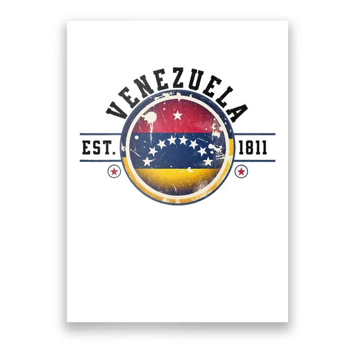 Venezuela Hispanic Heritage Month Proud Venezuelan Flag Poster