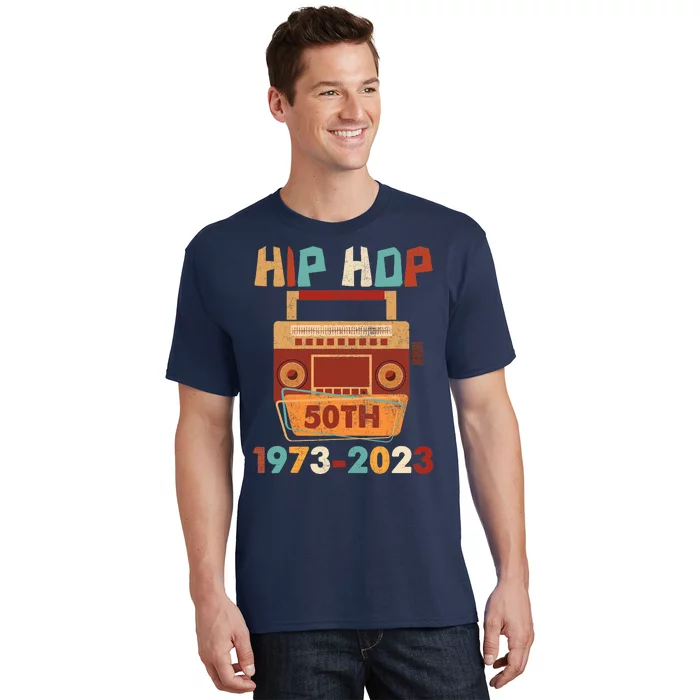 Vintage Hip Hop 50 Years Retro 50th Anniversary Celebration T-Shirt