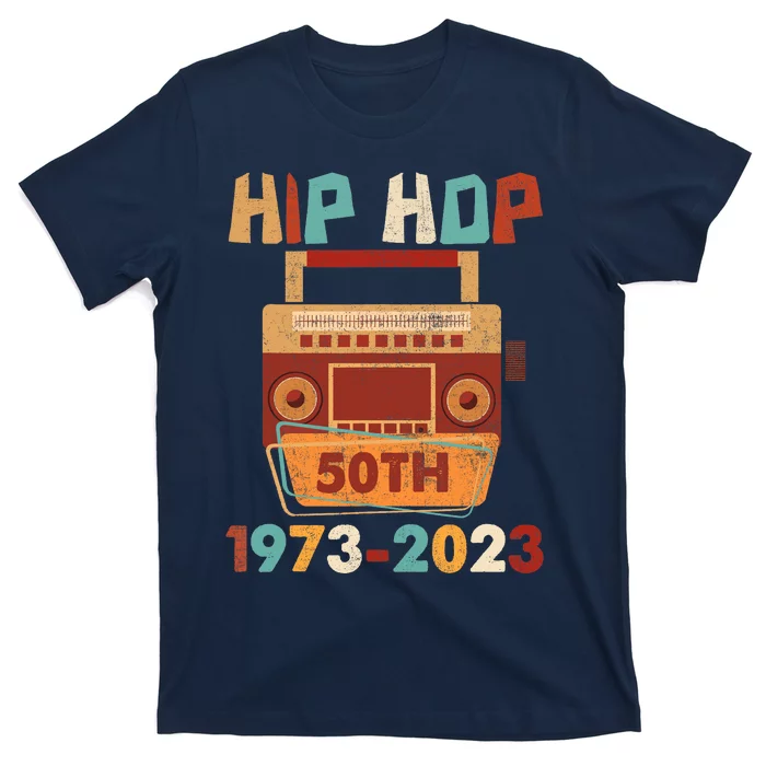 Vintage Hip Hop 50 Years Retro 50th Anniversary Celebration T-Shirt