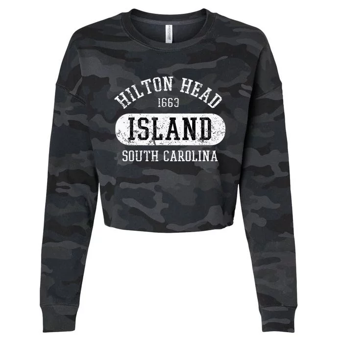 Vintage Hilton Head South Carolina Cropped Pullover Crew