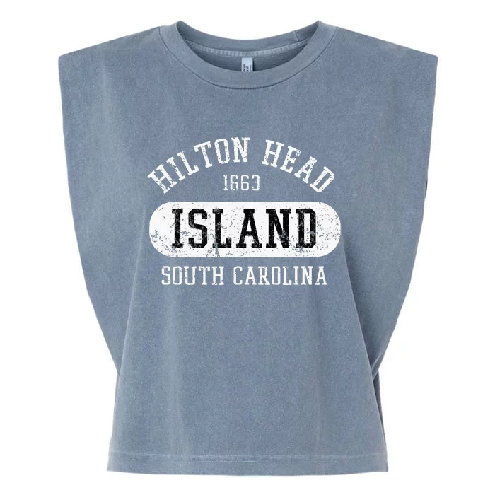 Vintage Hilton Head South Carolina Garment-Dyed Women's Muscle Tee