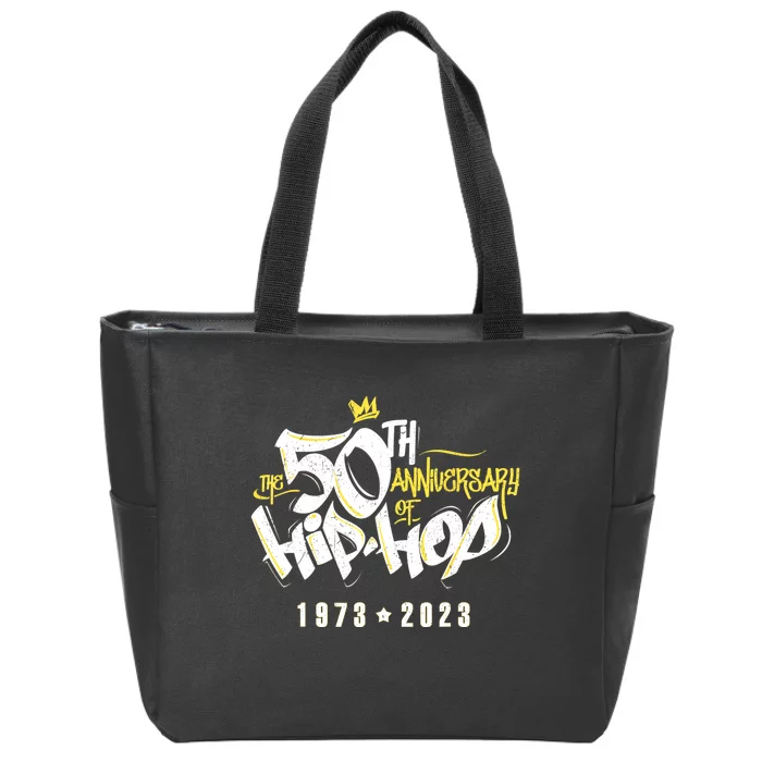 Vintage Hip Hop Music 50th Anniversary Musician Birthday Zip Tote Bag