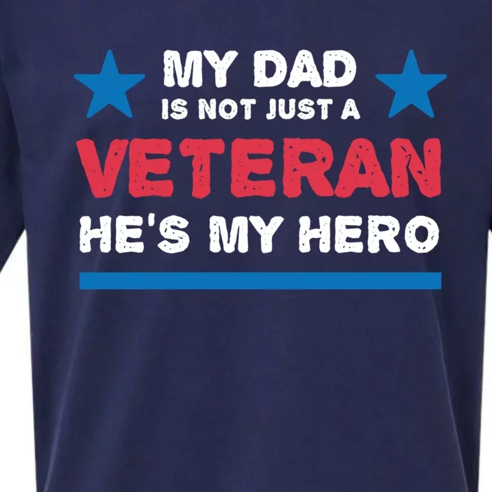 Veteran He Is My Dad Veterans Day Gift Sueded Cloud Jersey T-Shirt