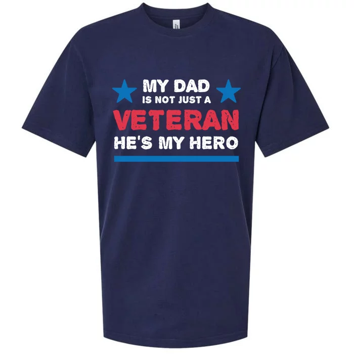 Veteran He Is My Dad Veterans Day Gift Sueded Cloud Jersey T-Shirt