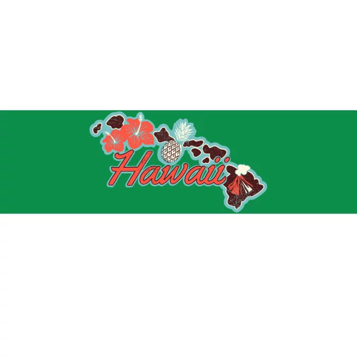 Vintage Hawaii Island Bumper Sticker