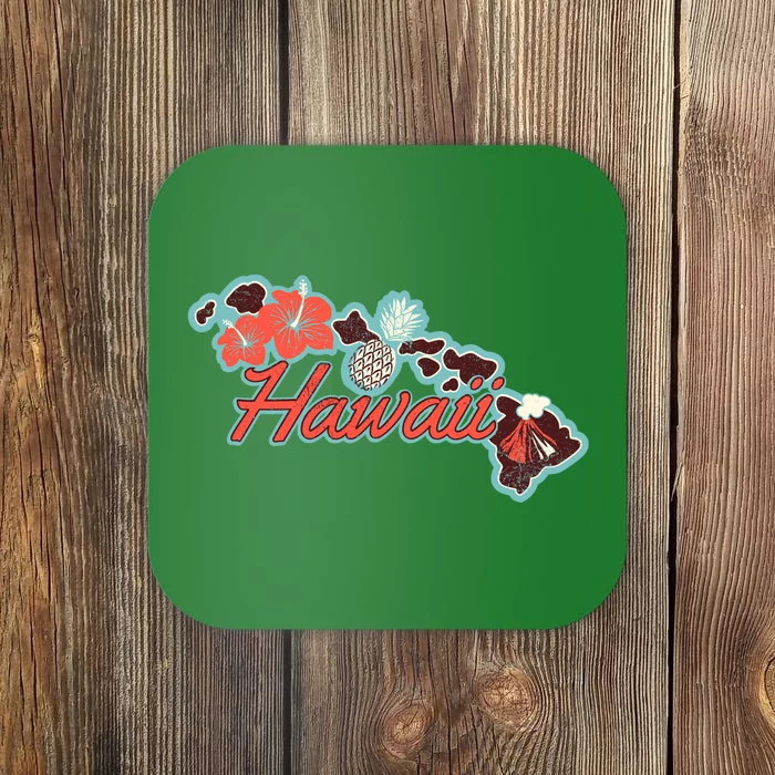 Vintage Hawaii Island Coaster