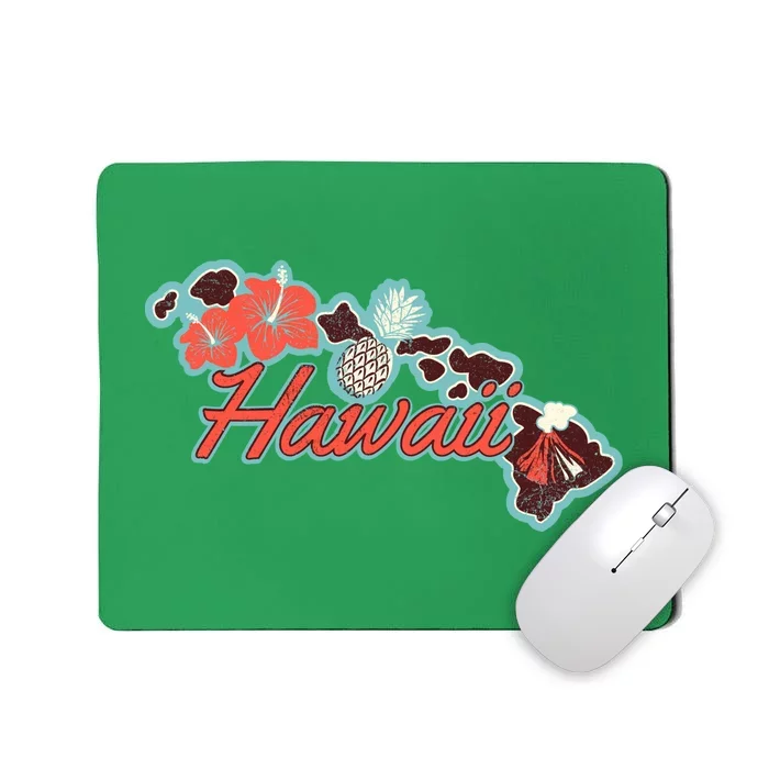 Vintage Hawaii Island Mousepad