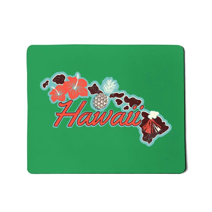 Vintage Hawaii Island Mousepad