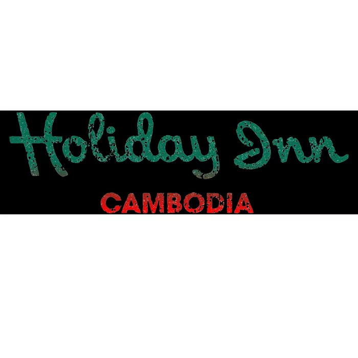 Vintage Holiday In Cambodia Bumper Sticker