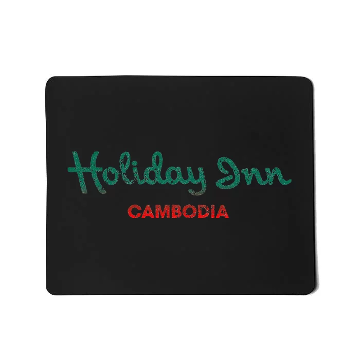 Vintage Holiday In Cambodia Mousepad