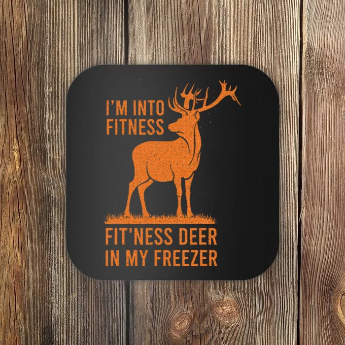 Vintage Hunter IM Into Fitness Deer Hunting Season Coaster