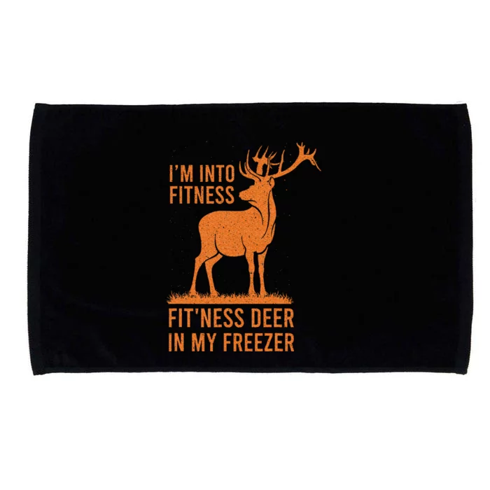 Vintage Hunter IM Into Fitness Deer Hunting Season Microfiber Hand Towel