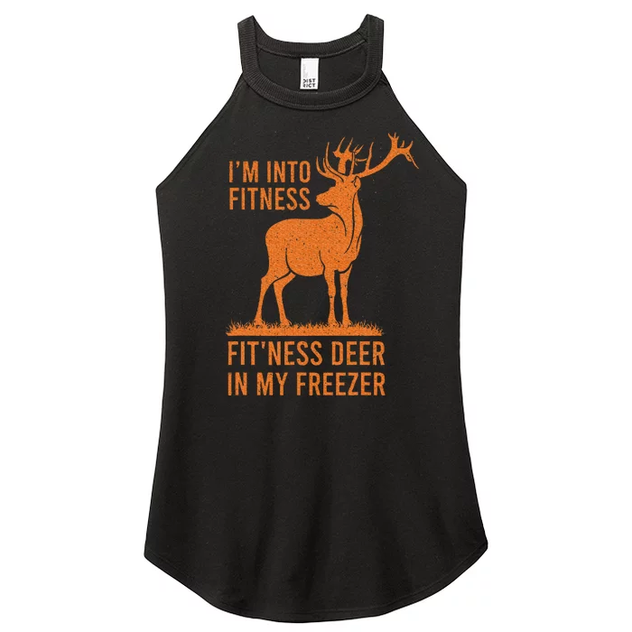 Vintage Hunter IM Into Fitness Deer Hunting Season Women’s Perfect Tri Rocker Tank