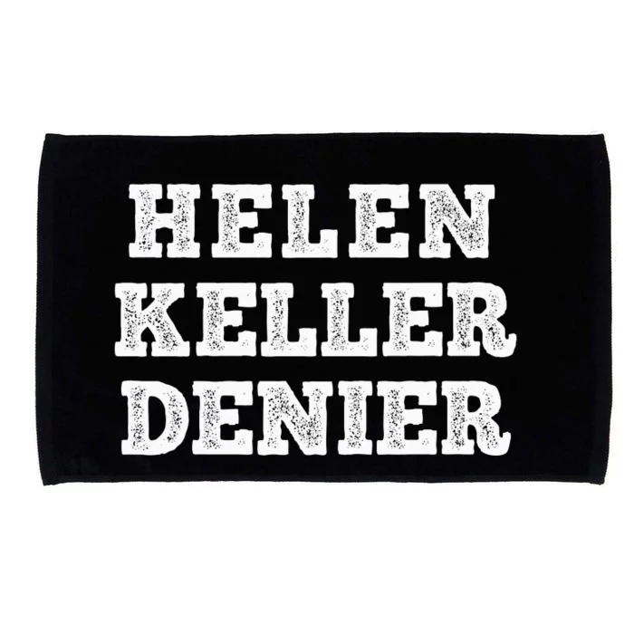 vintage Helen Keller Denier Meme Microfiber Hand Towel