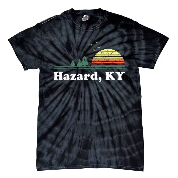 Vintage Hazard Kentucky Home Souvenir Print Tie-Dye T-Shirt