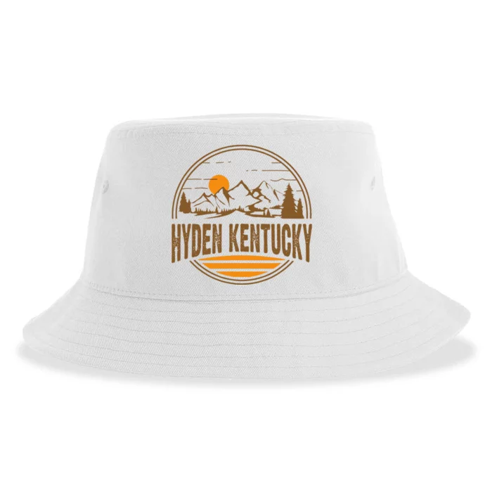 Vintage Hyden Kentucky Mountain Hiking Souvenir Sustainable Bucket Hat