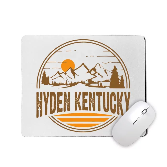 Vintage Hyden Kentucky Mountain Hiking Souvenir Mousepad