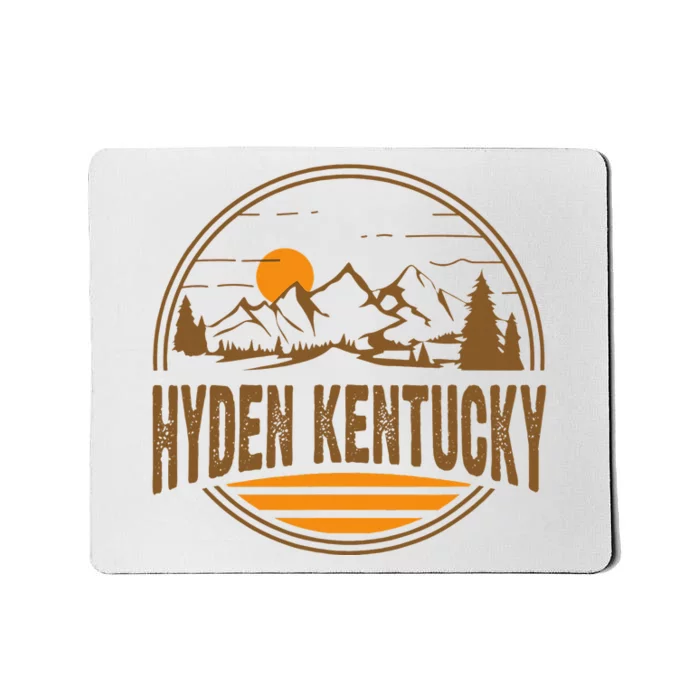 Vintage Hyden Kentucky Mountain Hiking Souvenir Mousepad