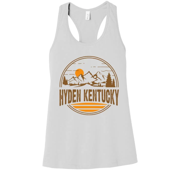 Vintage Hyden Kentucky Mountain Hiking Souvenir Women's Racerback Tank