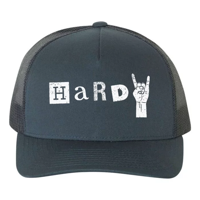 Vintage H.A.R.D.Y Last Name Personalized 90s Yupoong Adult 5-Panel Trucker Hat