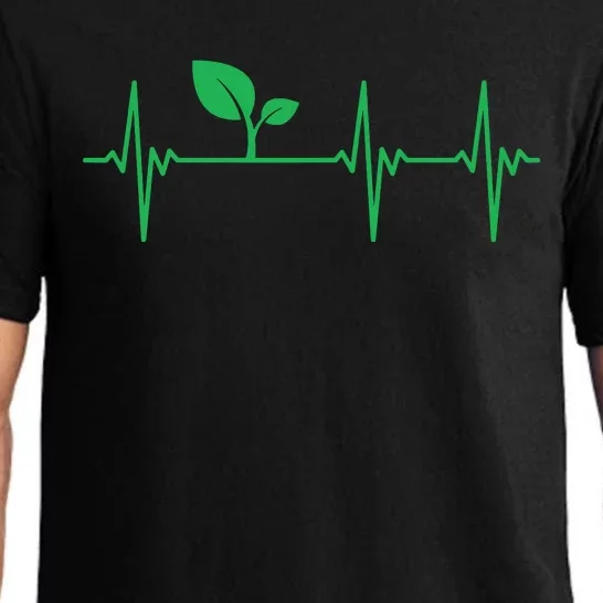 Vegan Heartbeat Lifeline Plant Based Nutrition Gift Food Pajama Set