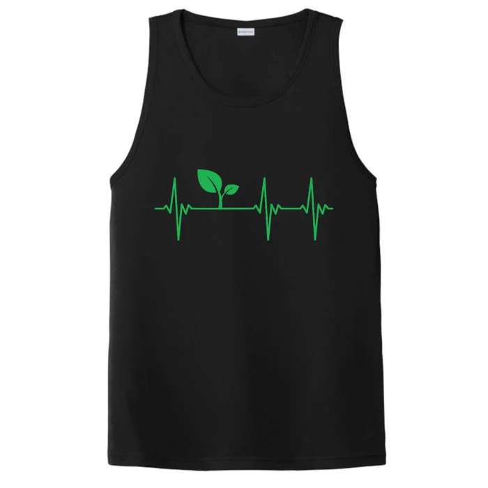 Vegan Heartbeat Lifeline Plant Based Nutrition Gift Food Performance Tank