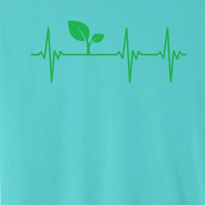 Vegan Heartbeat Lifeline Plant Based Nutrition Gift Food ChromaSoft Performance T-Shirt