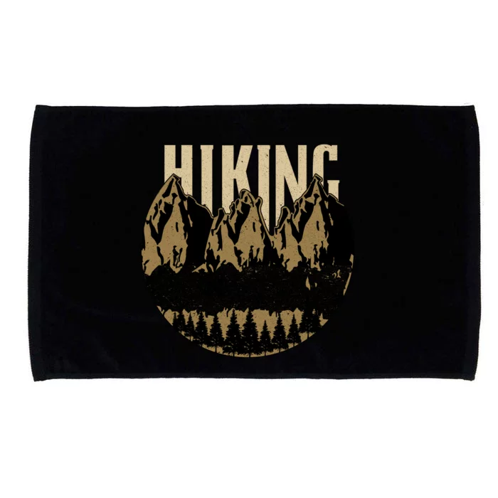 Vintage Hiking Logo Microfiber Hand Towel