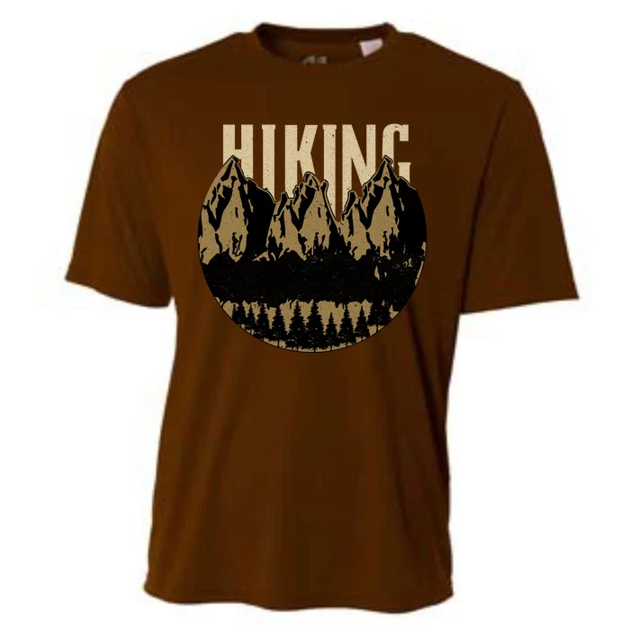 Vintage Hiking Logo Cooling Performance Crew T-Shirt