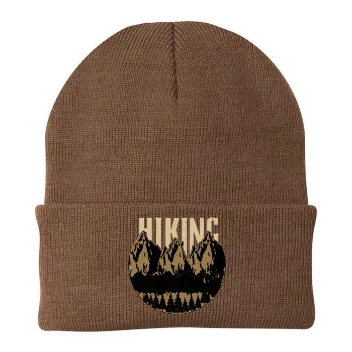 Vintage Hiking Logo Knit Cap Winter Beanie